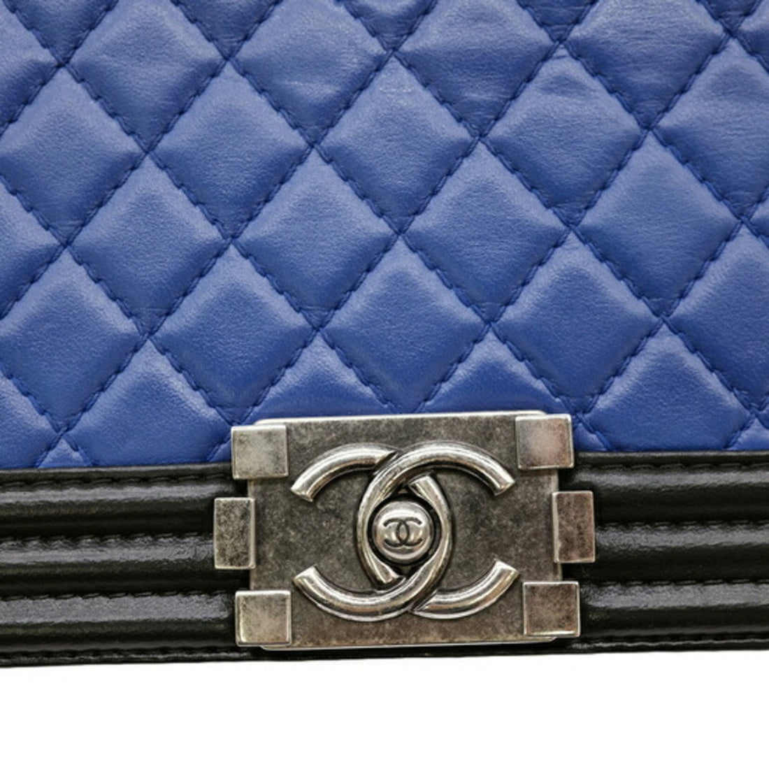 Boy Chanel Shoulder Bag BlueBlack