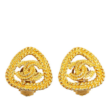 Triangle CC Rope Earrings