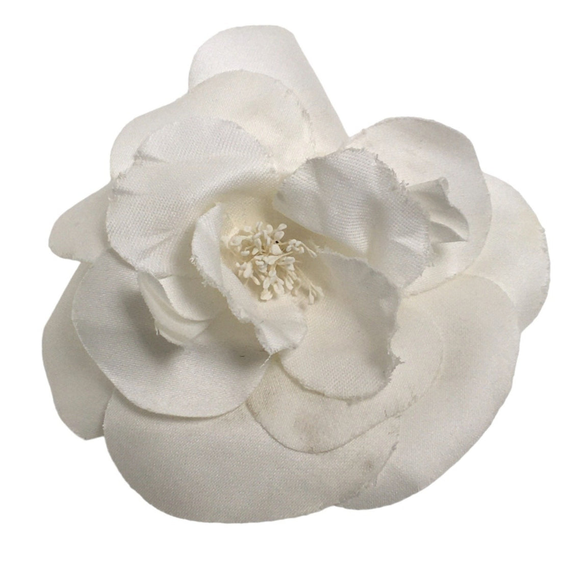 Camelia Brooch White Flower