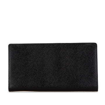 Saffiano Leather Long Wallet
