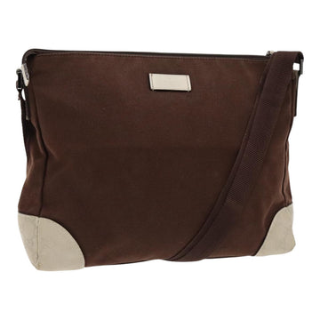 Canvas Messenger Brown Shoulder Bag