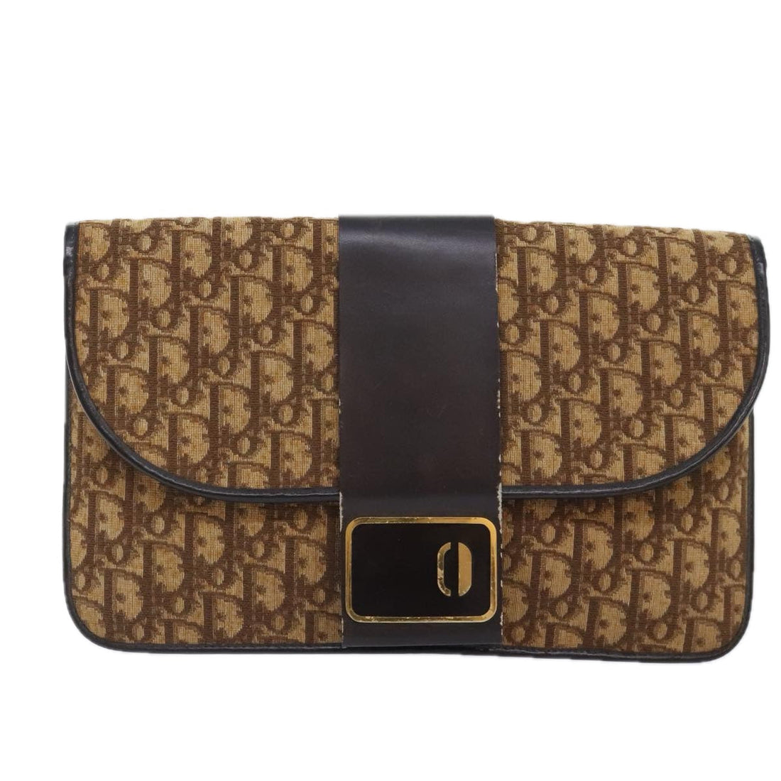 Vintage Dior Clutch Oblique Canvas