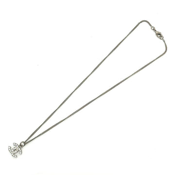 CC Logo Pendant Necklace Crystal Style