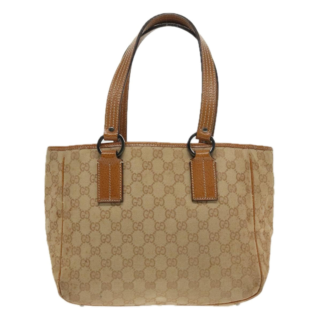 GG Canvas Tote BeigeBrown