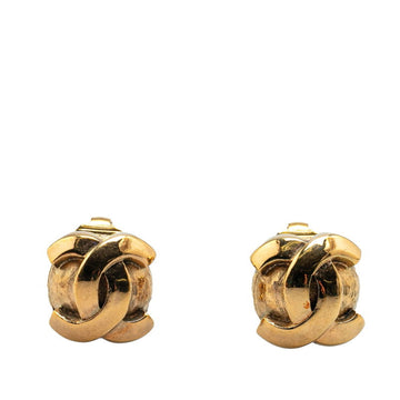 CC Logo GoldTone Earrings