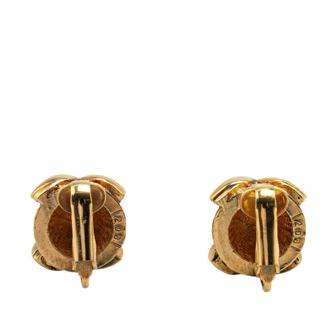CC Logo GoldTone Earrings
