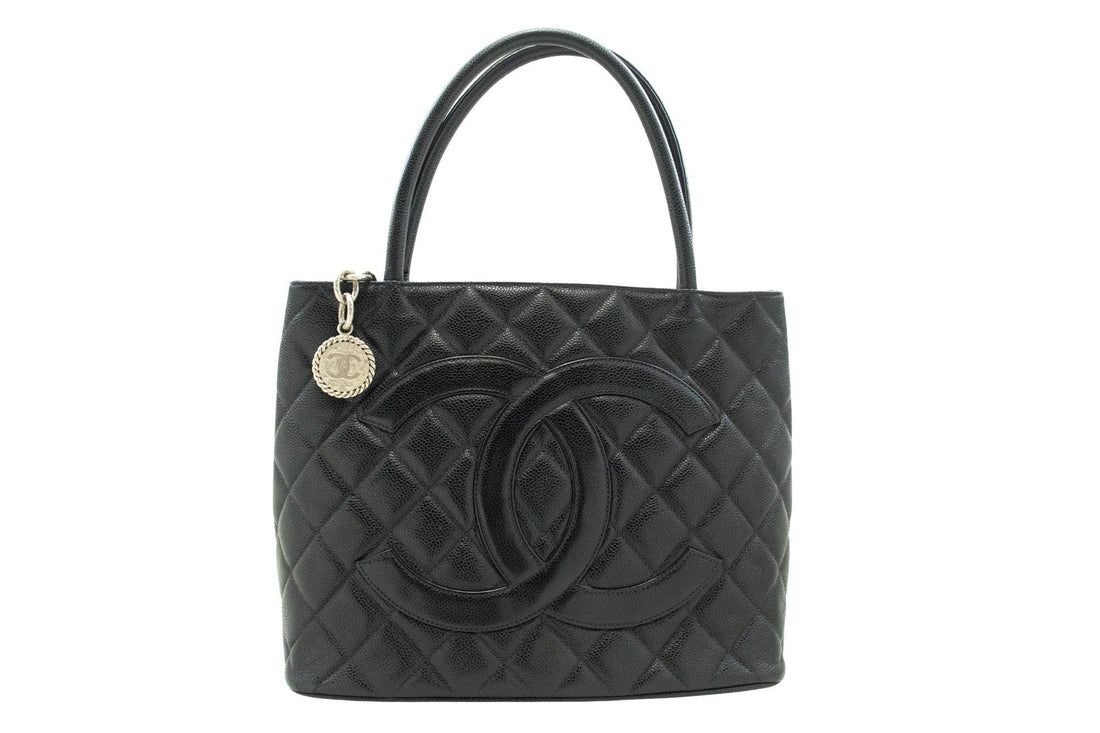 Classic Tote Quilted Caviar Leather