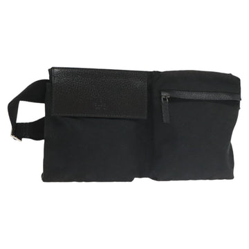 Gucci Nylon Canvas Leather Belt Bag