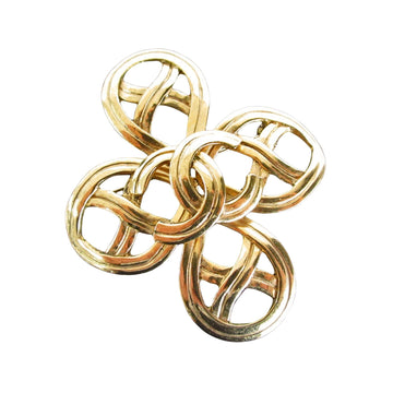 Gold Knot Brooch Vintage Style