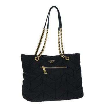 Chevron Quilted Tote Chain Bag