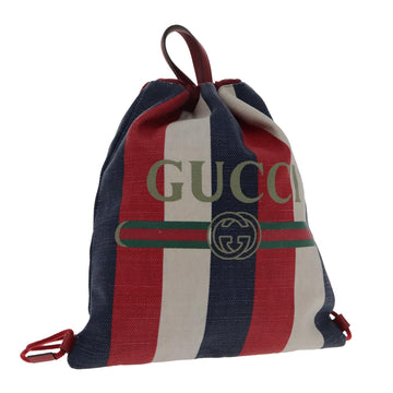 Gucci GG Supreme Drawstring Backpack