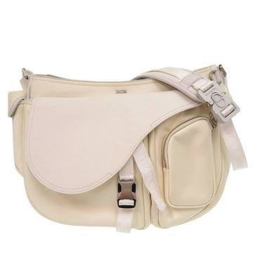 Leather Saddle Bag with Dust Bag and Leather Handle