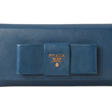 Leather Ribbon Wallet with Box and Guarantee Card