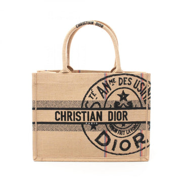 Book Tote Beige Canvas