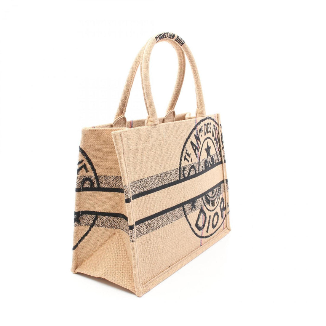 Book Tote Beige Canvas