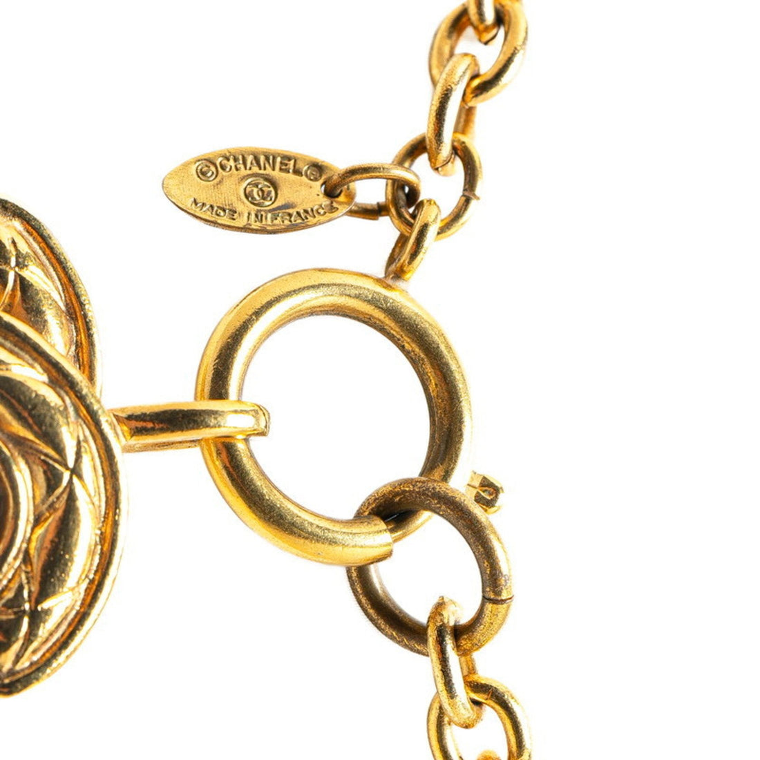 CC Logo Pendant Necklace