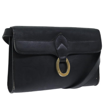 Vintage Dior Shoulder Bag  Black Canvas
