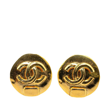 Chanel CC Logo Earrings