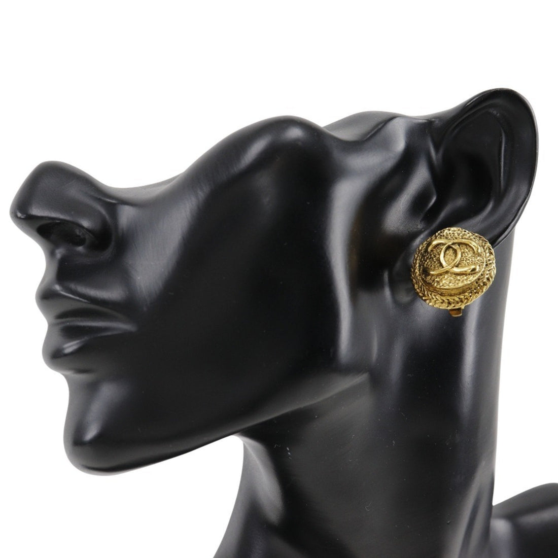 CC Logo Earrings GoldTone
