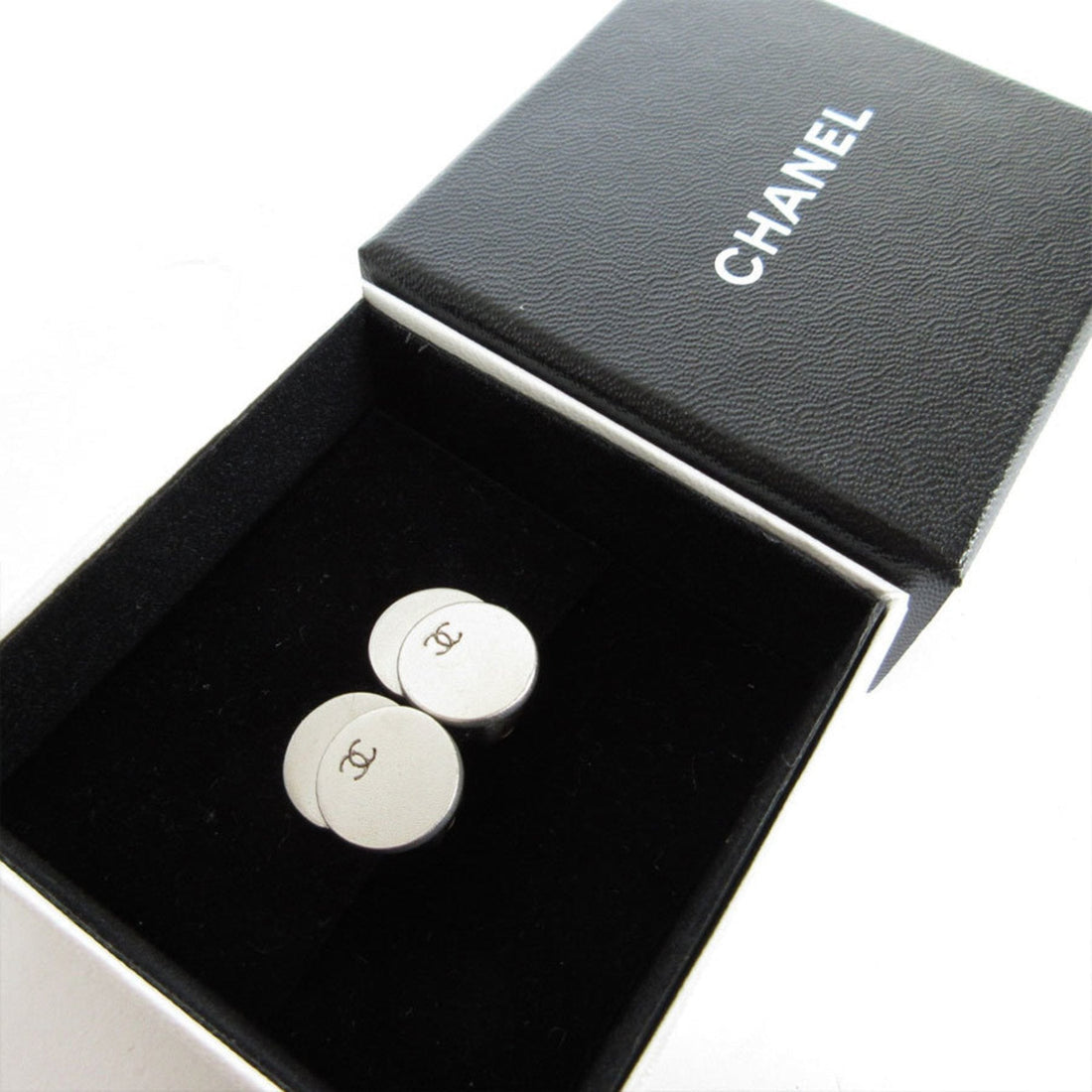 CC Logo Earrings Silver