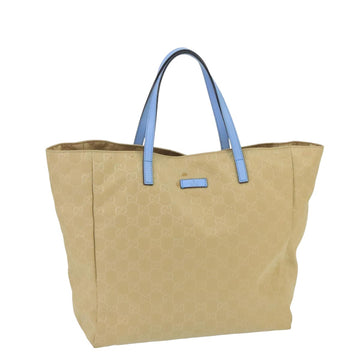 GG Plus Tote Bag BeigeLight Blue