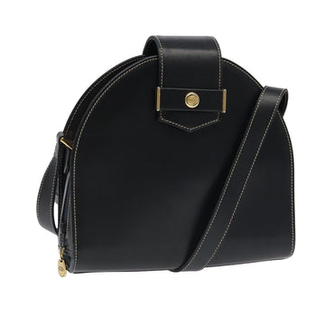 Leather Shoulder Bag with Sleek Finish and Subtle Scratches