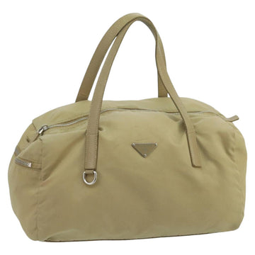 Medium Travel Tote Beige Nylon