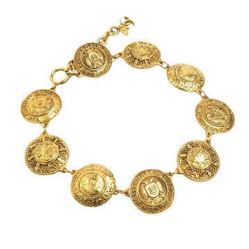 Vintage Coin Bracelet Gold Medallion