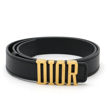 Dior Oblique Belt Black Leather