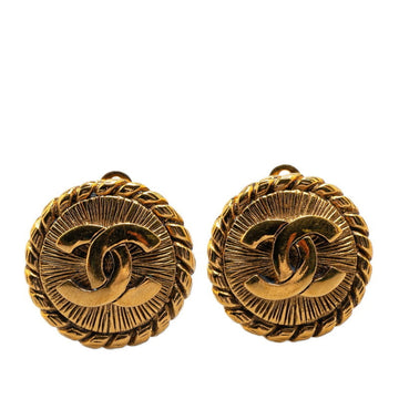 CC Logo Round Earrings