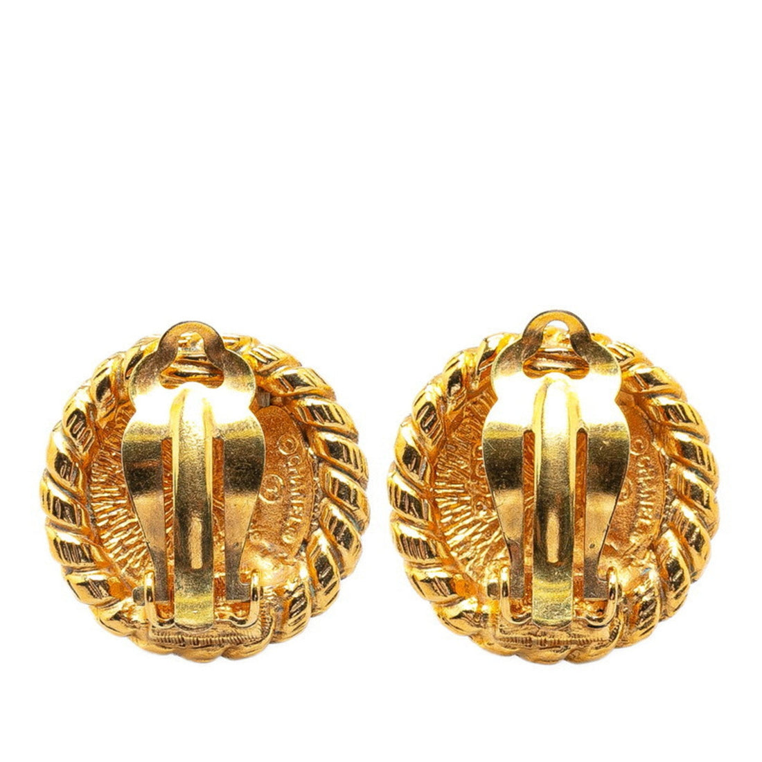 CC Logo Round Earrings