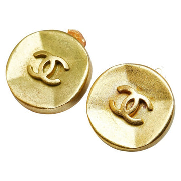 CC Logo GoldTone Clip Earrings