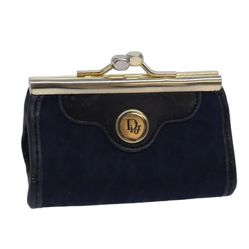 Vintage Dior Coin Purse Navy Blue