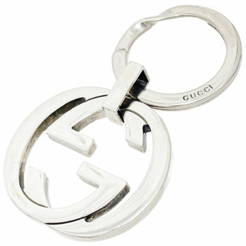 GG Logo Keyring Silver