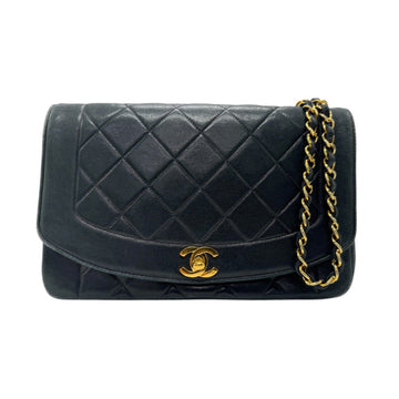 Leather Flap Bag with Chain Strap