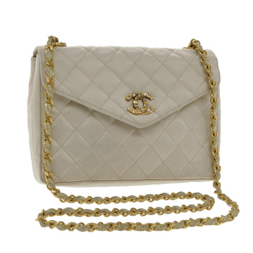 Diamond CC Quilted Flap Bag
