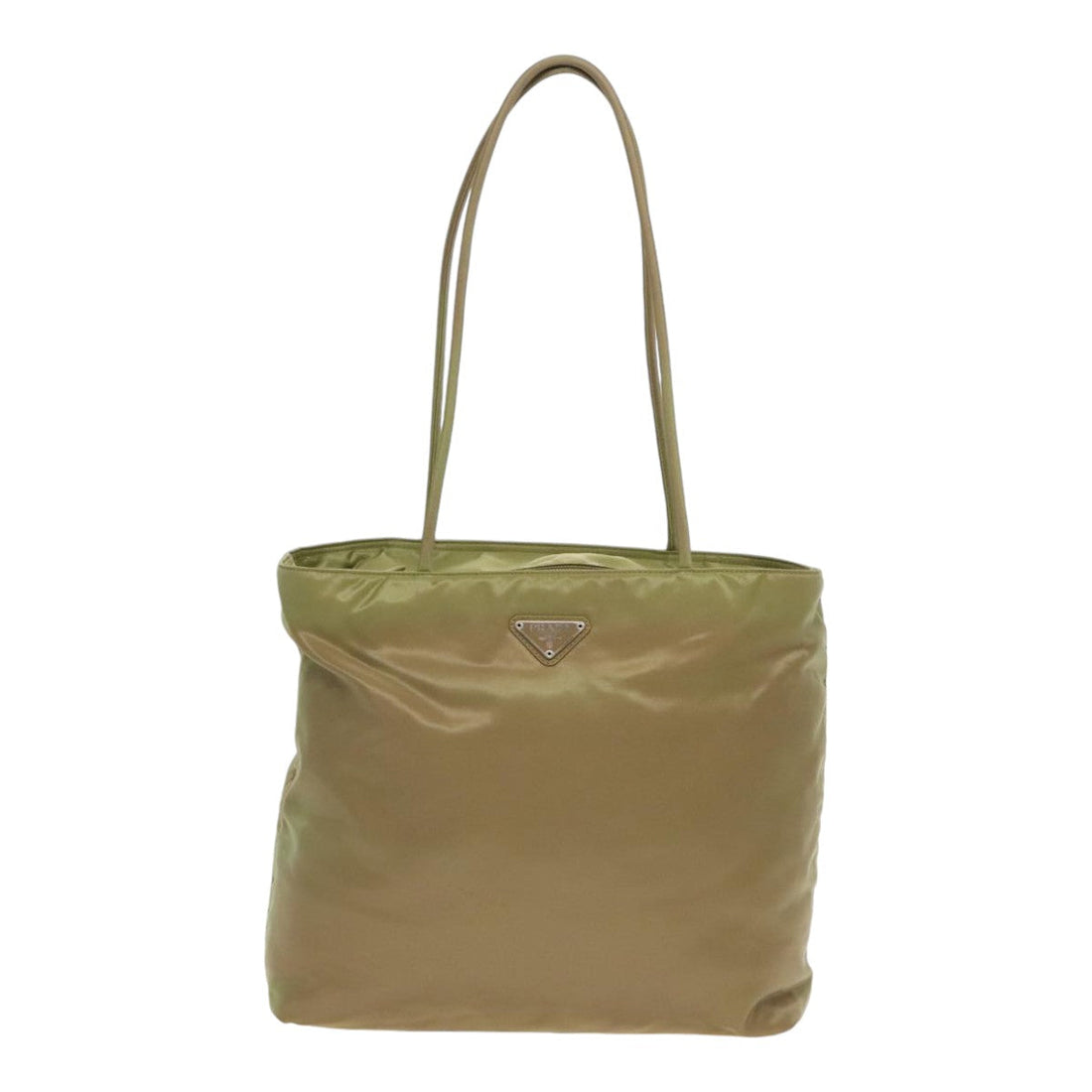 Prada Vela Tote Bag  Olive Green