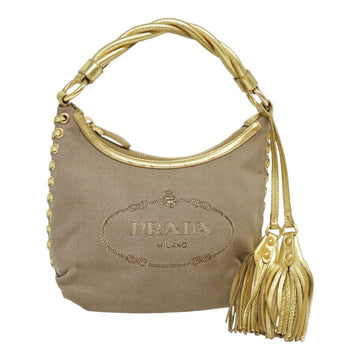 Cahier Bag Beige Gold Style