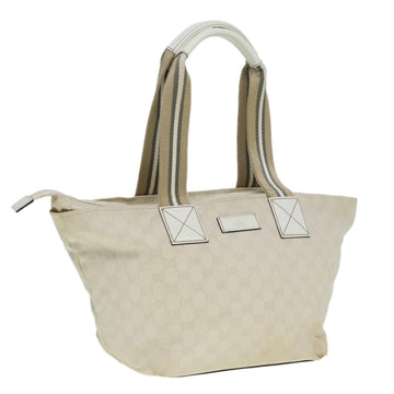 GG Canvas Tote Beige Model