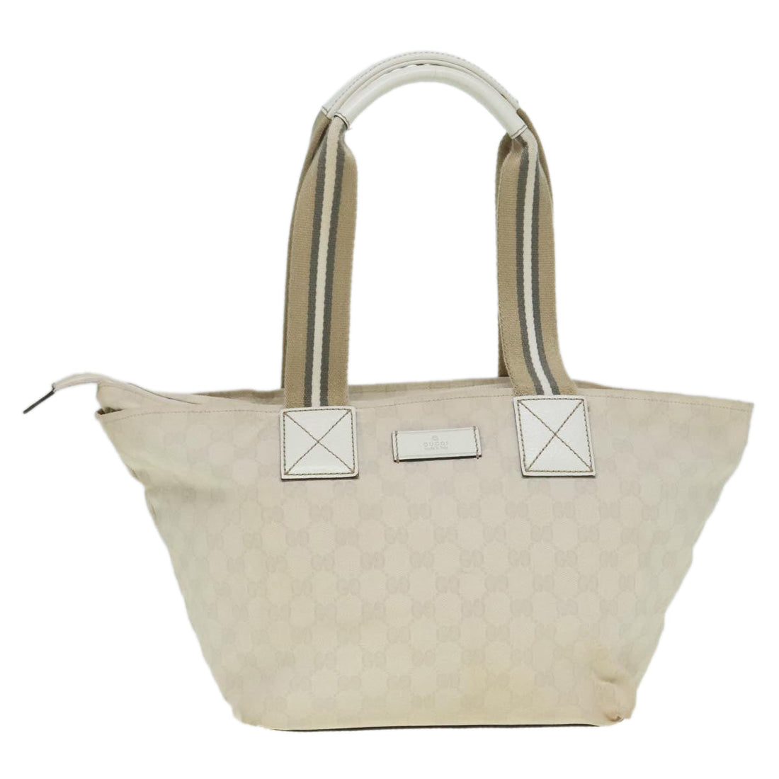 GG Canvas Tote Beige Model