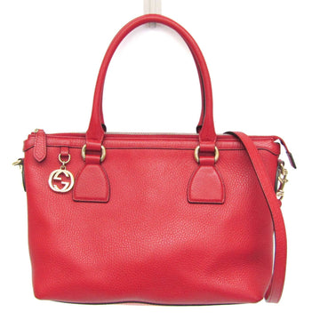 Interlocking G Leather Shoulder Bag