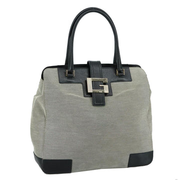 Square G Canvas Handbag