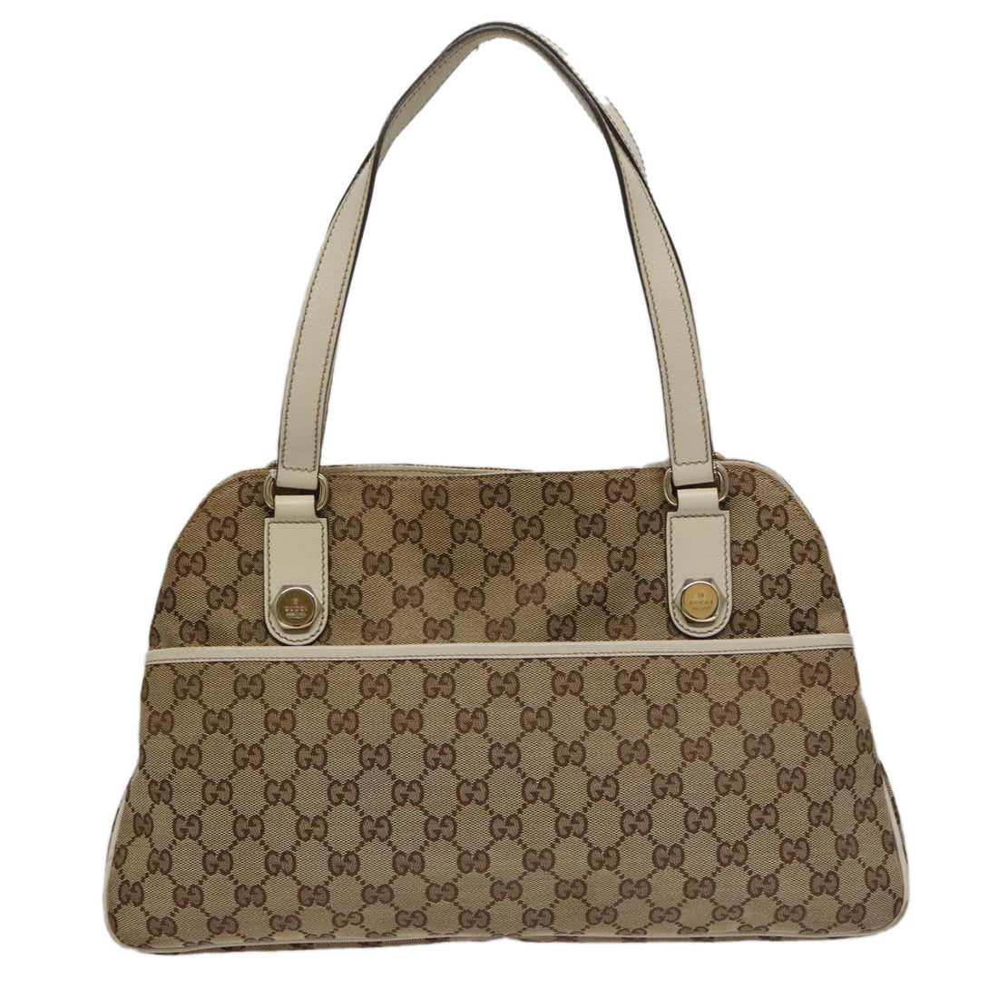 Canvas Tote Bag with Handle Drop and Metal Fittings