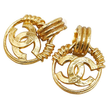 Vintage CC Earrings Twisted Rope