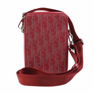 Dior Oblique Jacquard Pouch  Red