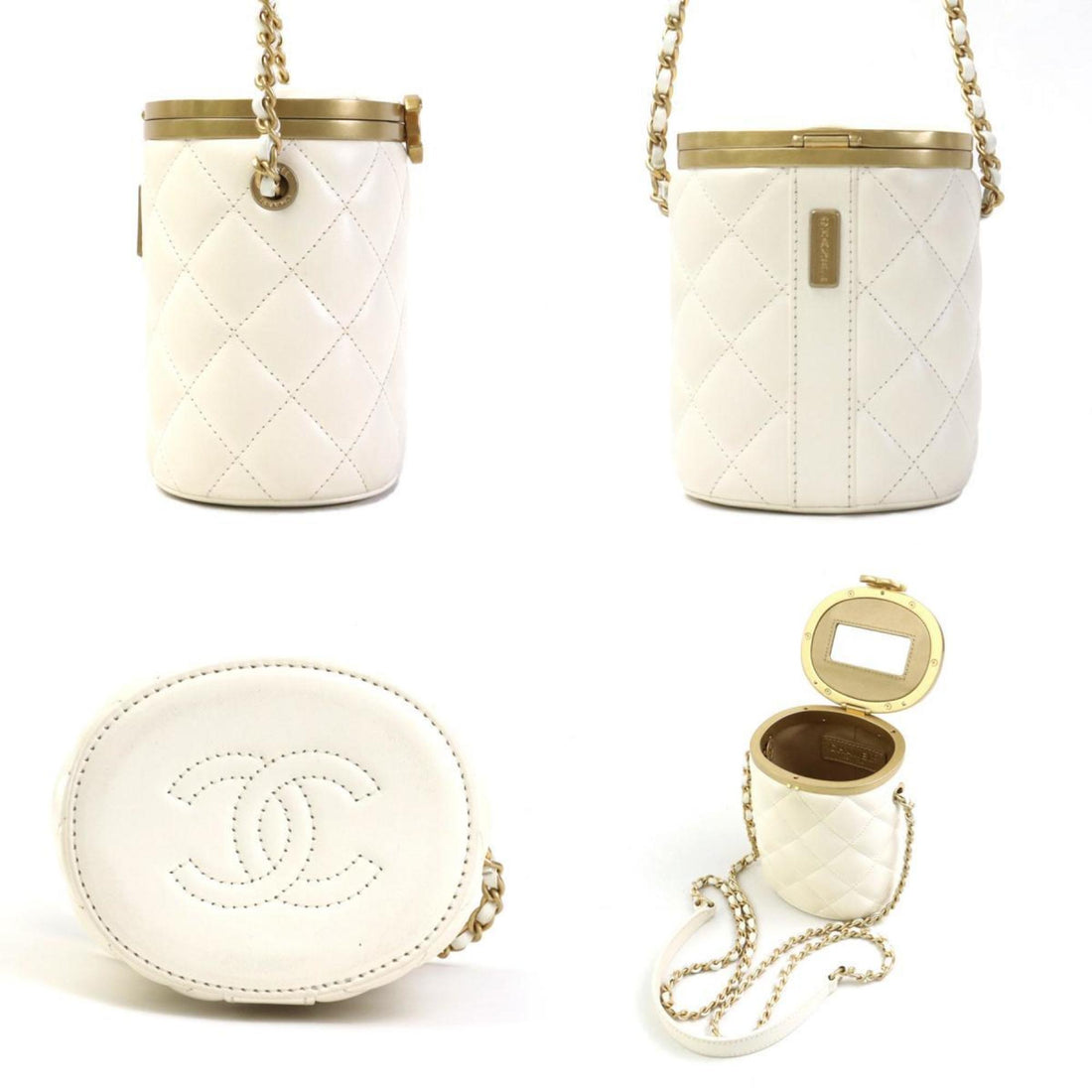Chanel Vanity Case Quilted Leather