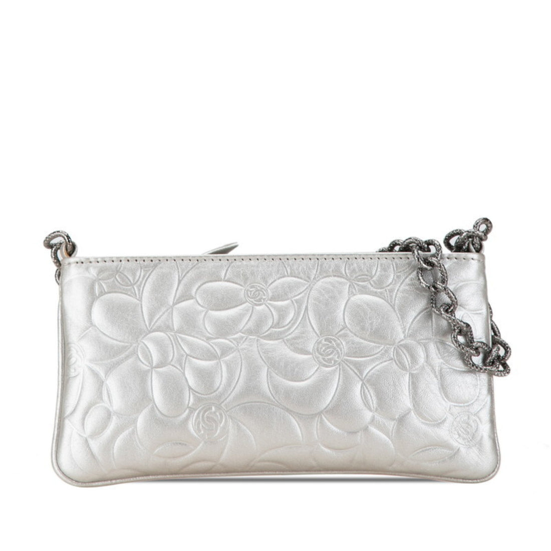 Camellia Clutch Silver Style