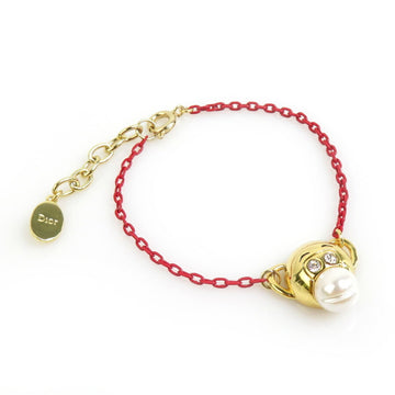 Monkey Charm Bracelet Red Enamel Chain