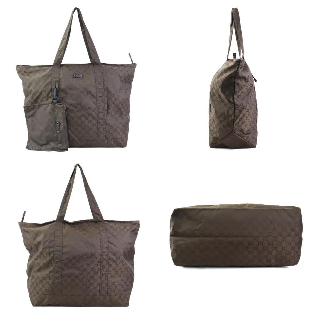 Luxurious GG Nylon Tote with Pouch