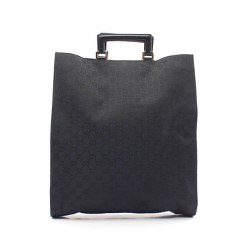 GG Canvas Tote Black Model